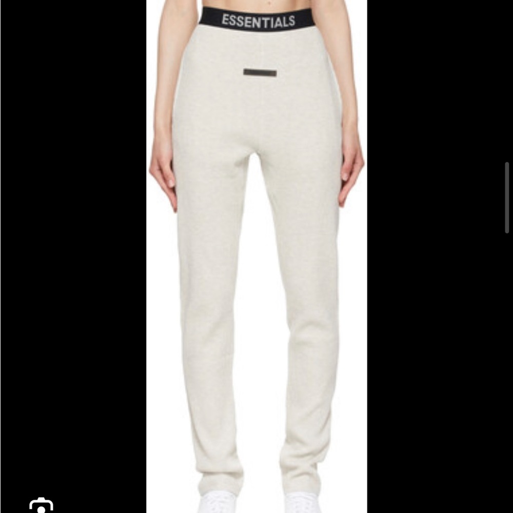 ESSENTIALS WAFFLE PANTS - Picture 2 of 4